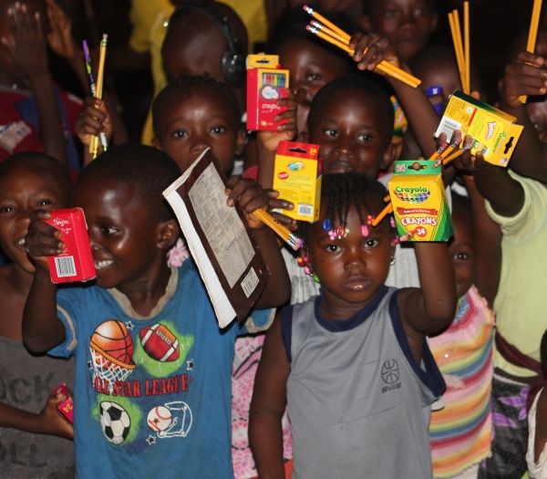 School supplies donation